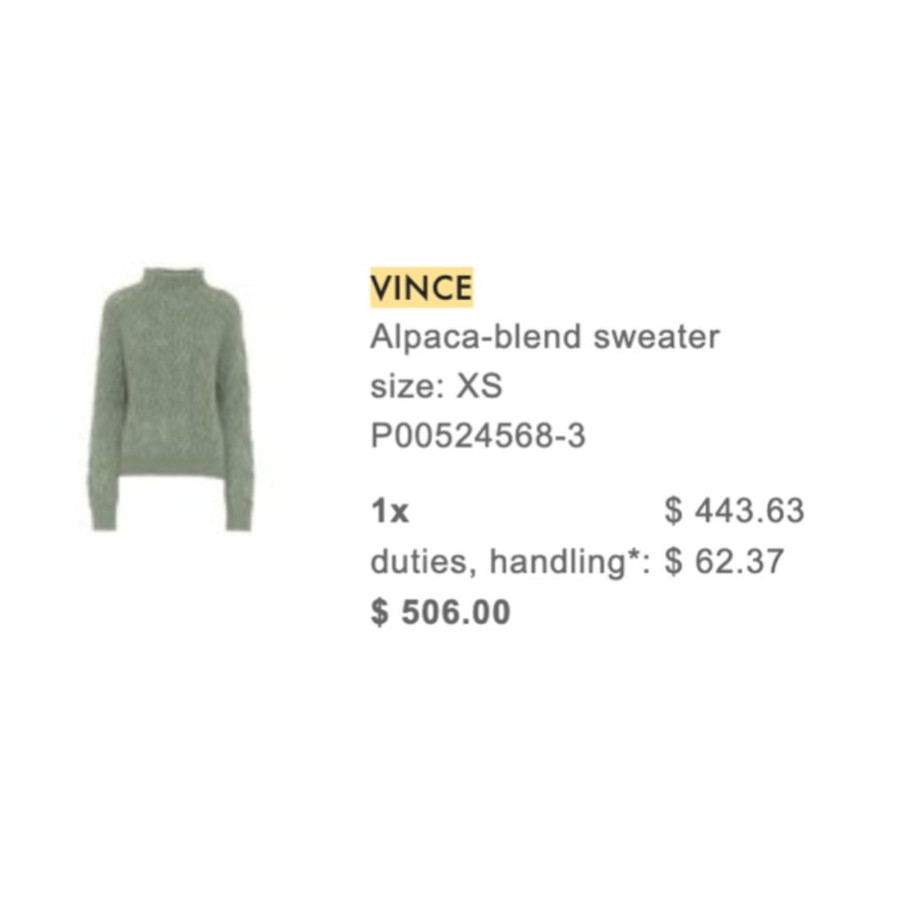 Vince Sweater in Jade Green - Picture 11 of 11